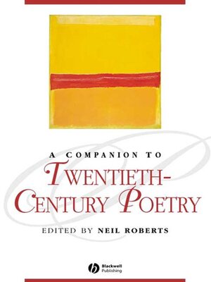 cover image of A Companion to Twentieth-Century Poetry